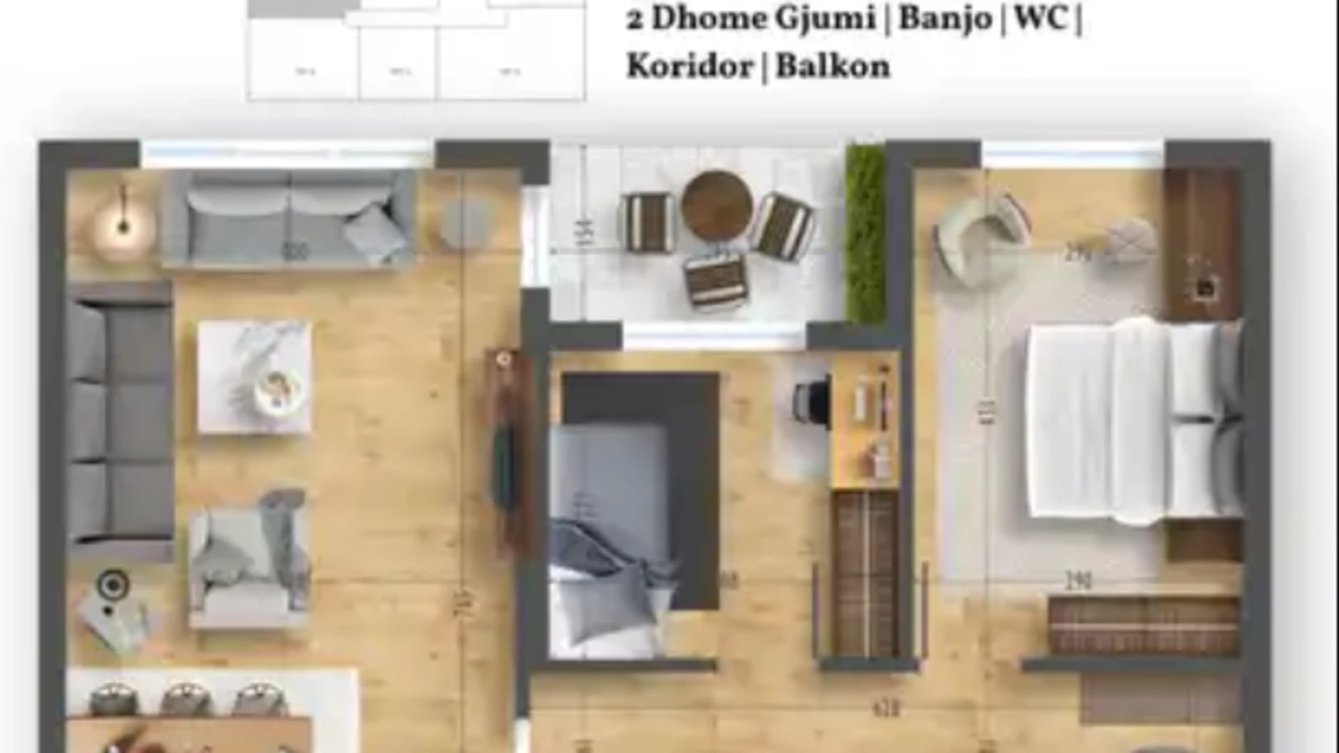 Apartment for sale – 85.39 m² in the Alfest Complex, Bresje. - Image 1