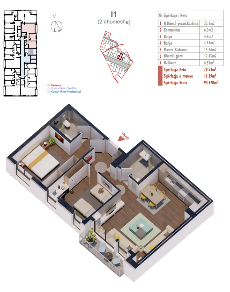 Banesa në shitje në Kompleksin Shiki, në lagjen Prishtina e Re. - Image 1