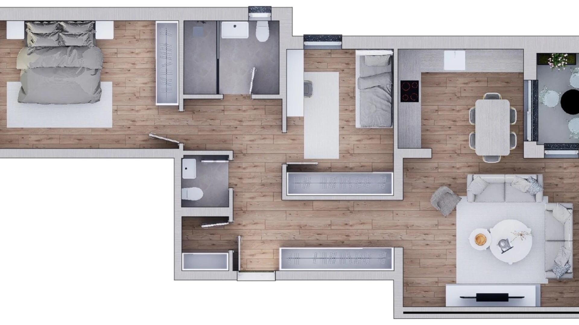 "Apartment for sale in the BTP HOLDING complex, on Xheladin Hana Street - Image 1