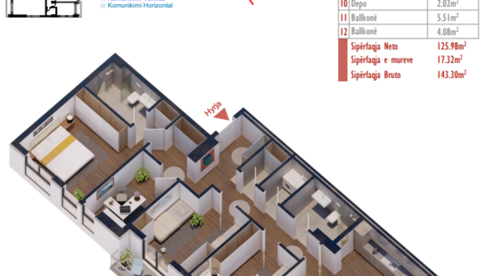 Apartment for sale in the Shiki Complex, New Prishtina neighborhood. - Image 1