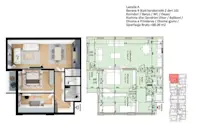 Apartment FOR SALE – 88.09 m² | Park Residence, Fushë Kosova - Thumbnail 2