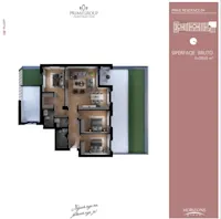 For sale: A 170.81 m² apartment, located in the Prishtina e Re neighborhood, within the Prime Residence complex - Thumbnail 1