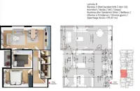 Banesë në SHITJE – 79.97 m² | Fushë Kosovë, Park Residence - Thumbnail 2