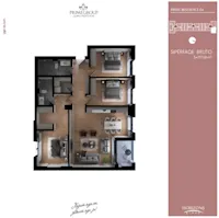 Shitet banesa me sipërfaqe 117.50 m², e vendosur në kompleksin Prime Residence, në lagjen Prishtina e Re. - Thumbnail 1