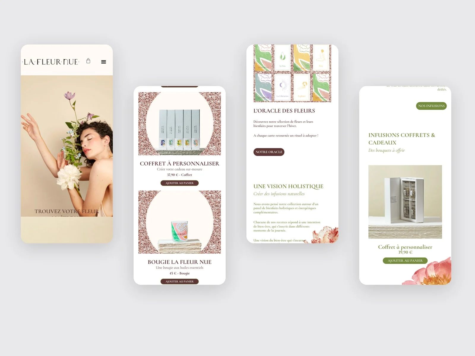 La Fleur Nue — vues mobiles