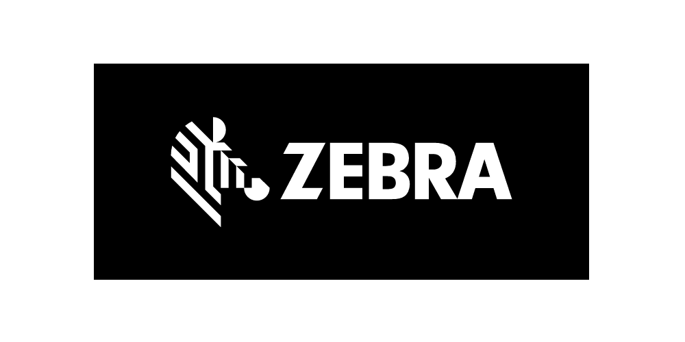 Logo for the technology company Zebra. 