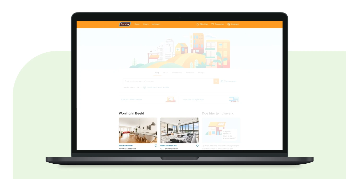 Je object onder de aandacht van miljoenen zoekers? De funda-homepage biedt uitkomst.