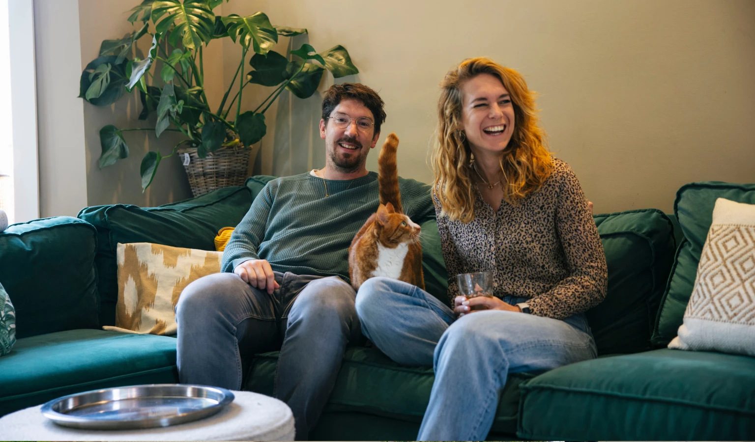 Anouk en Job investeerden zo'n 160.000 euro in hun kluswoning in Sassenheim.