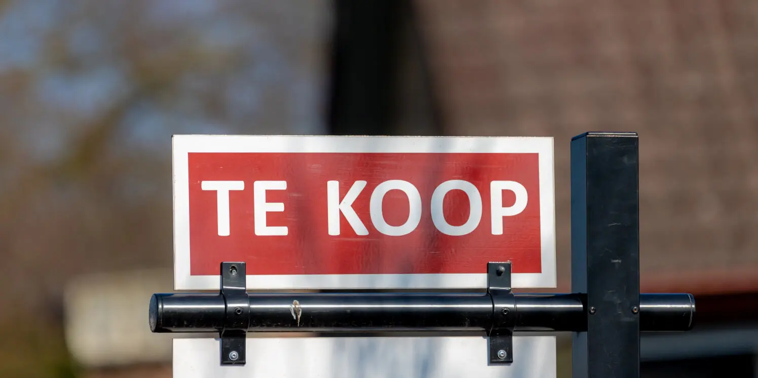 Afbeelding van tekoopbord
