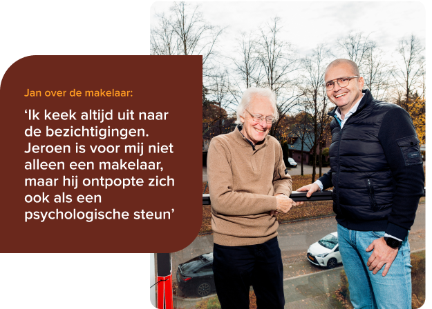 Jan over de makelaar: ik keek altijd uit naar de bezichtigingen