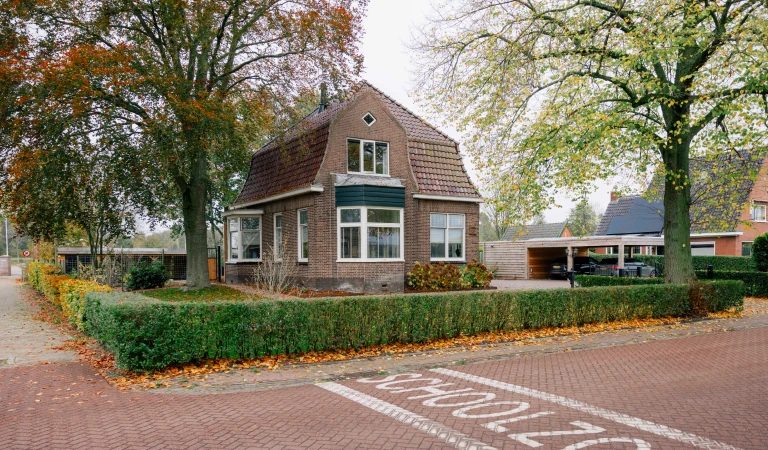 De vrijstaande woning van Rick en Kyra.