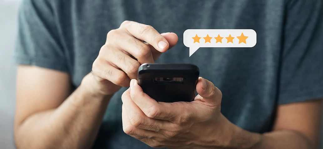 Alleen een vriendelijk bedankje is een gemiste kans om te laten zien waarom die positieve beoordeling terecht is.