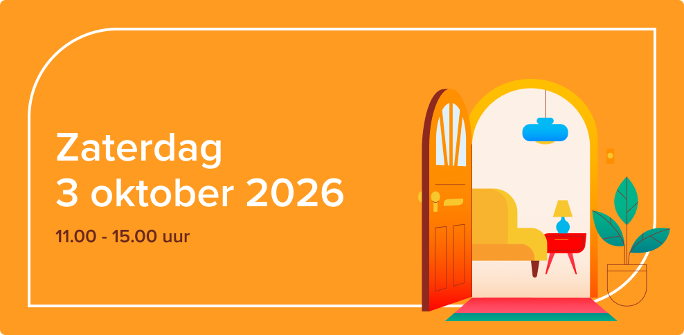 Ben jij op huizenjacht? Grijp je kans tijdens de NVM Open Huizen Dag op 3 oktober.