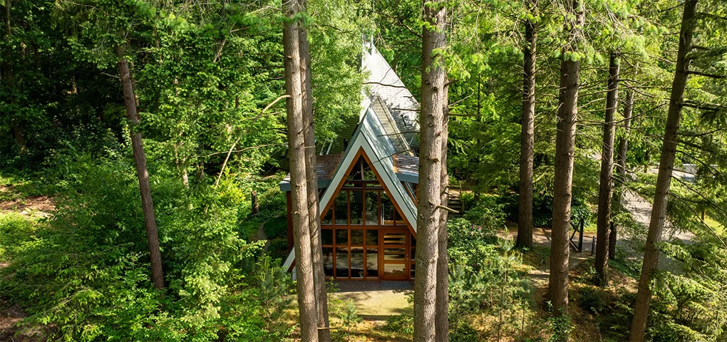 Aangeboden op Funda: architectonisch boshuis in Harderwijk