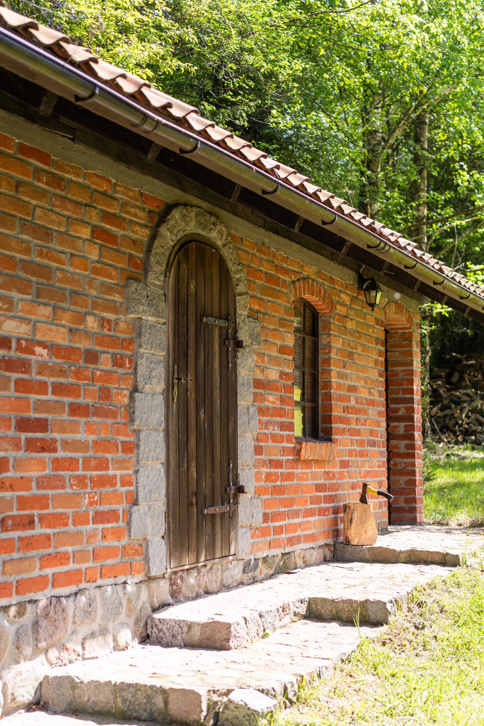 sauna z zewnątrz