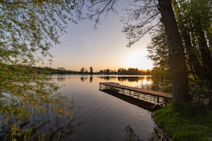 Dwa Domki - widok na jezioro