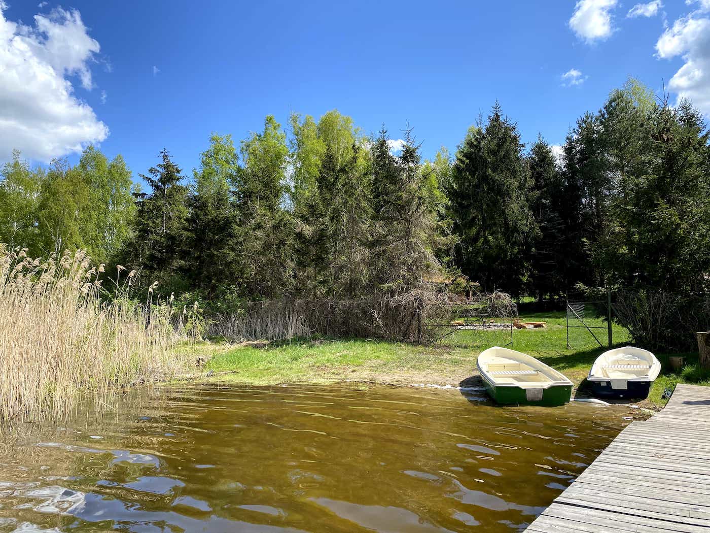 Dom Łabędź i Zielony Domek - plaża