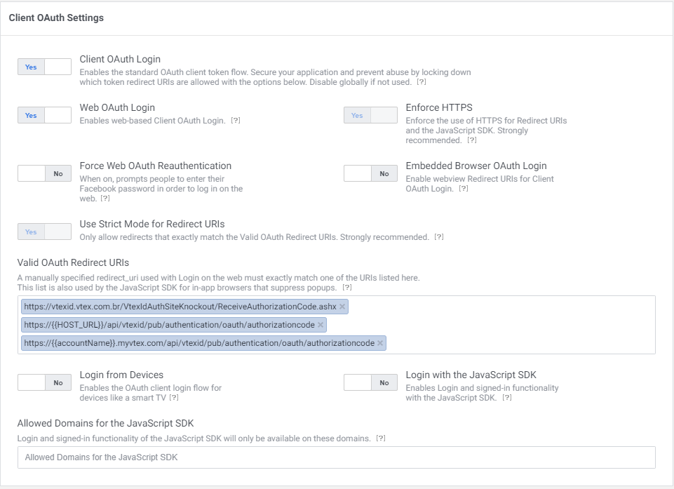 Adding Client ID and Client Secret for Facebook Login