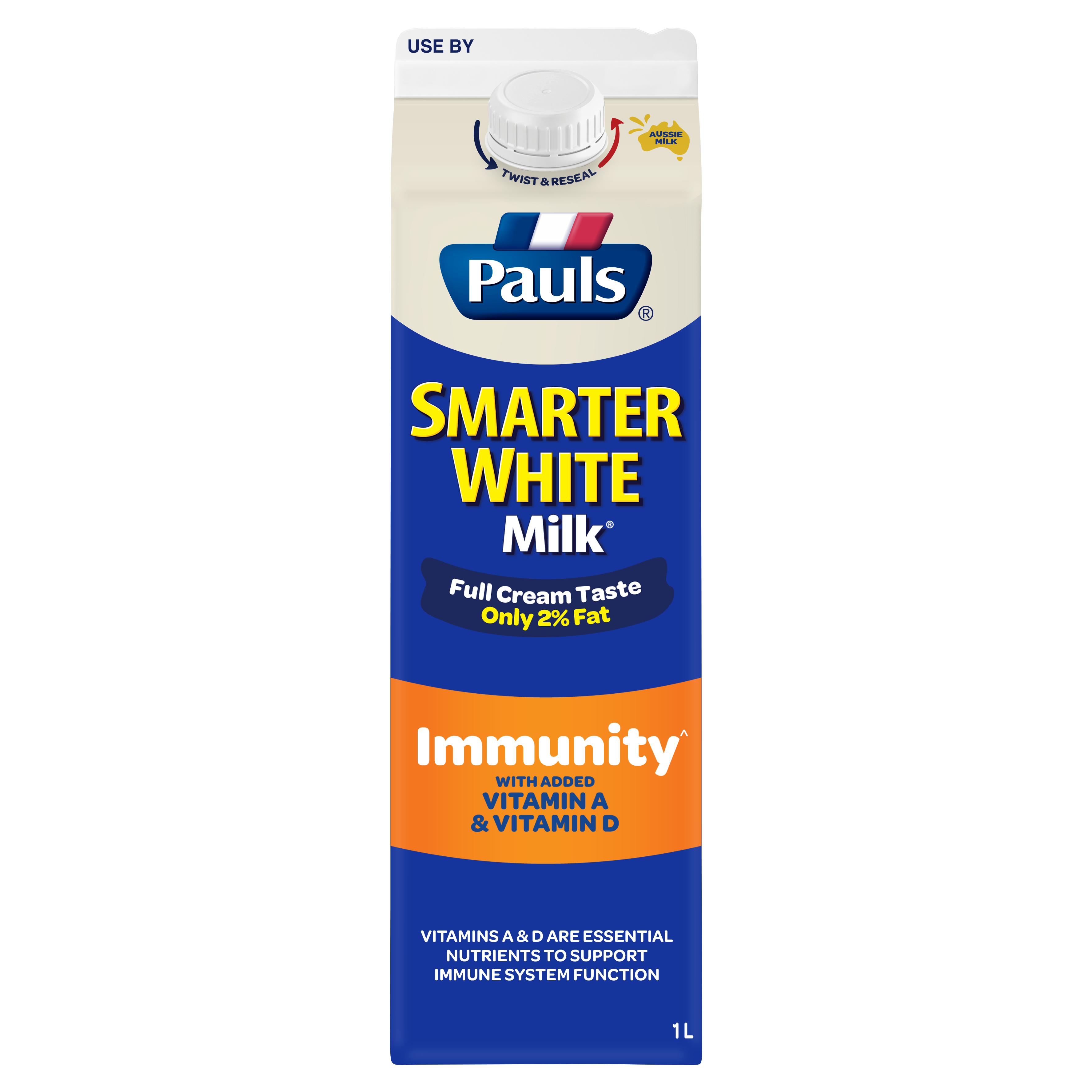 Pauls Smarter White Milk Immunity 1L