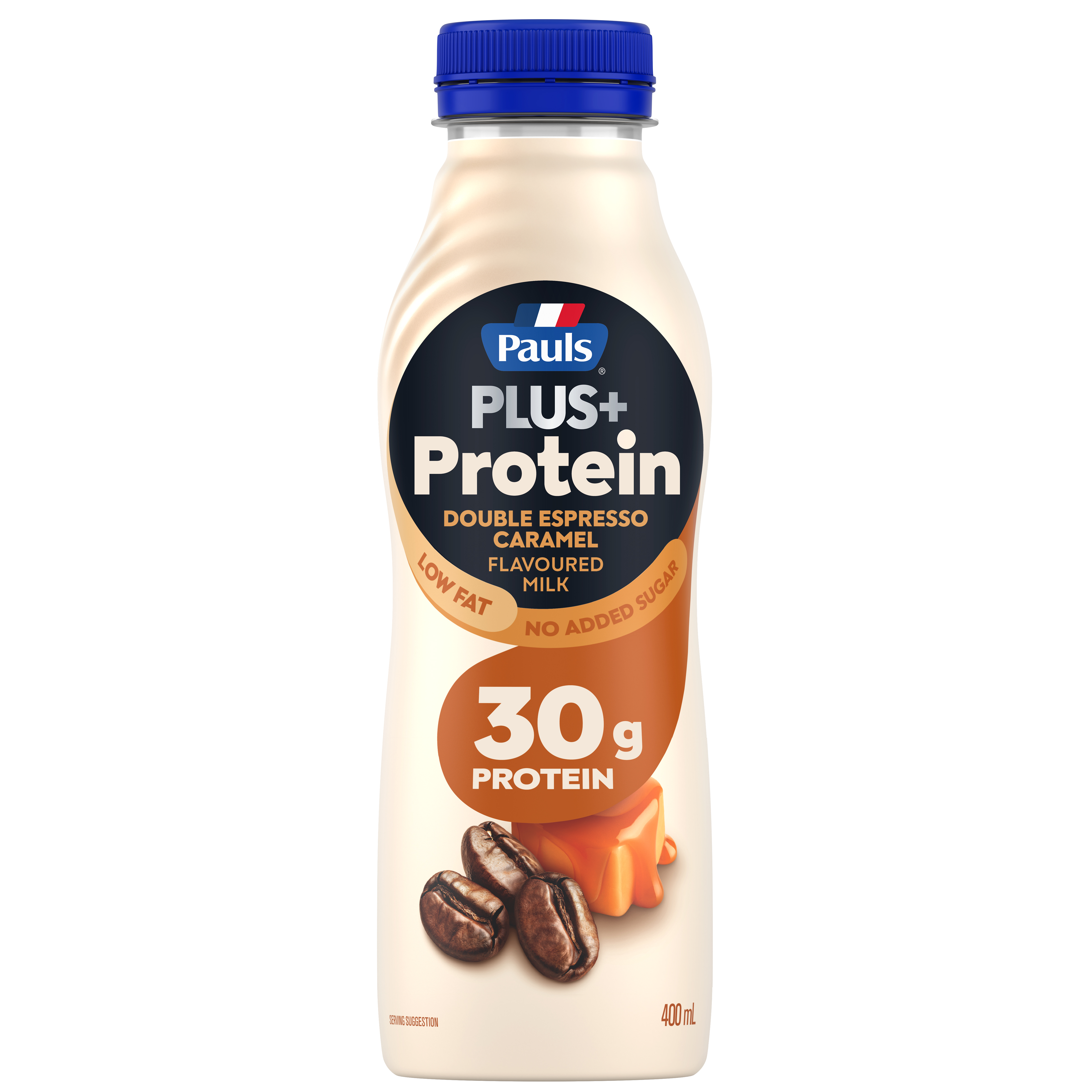 Pauls PLUS+ Protein Double Espresso Caramel Flavoured Milk 400 mL