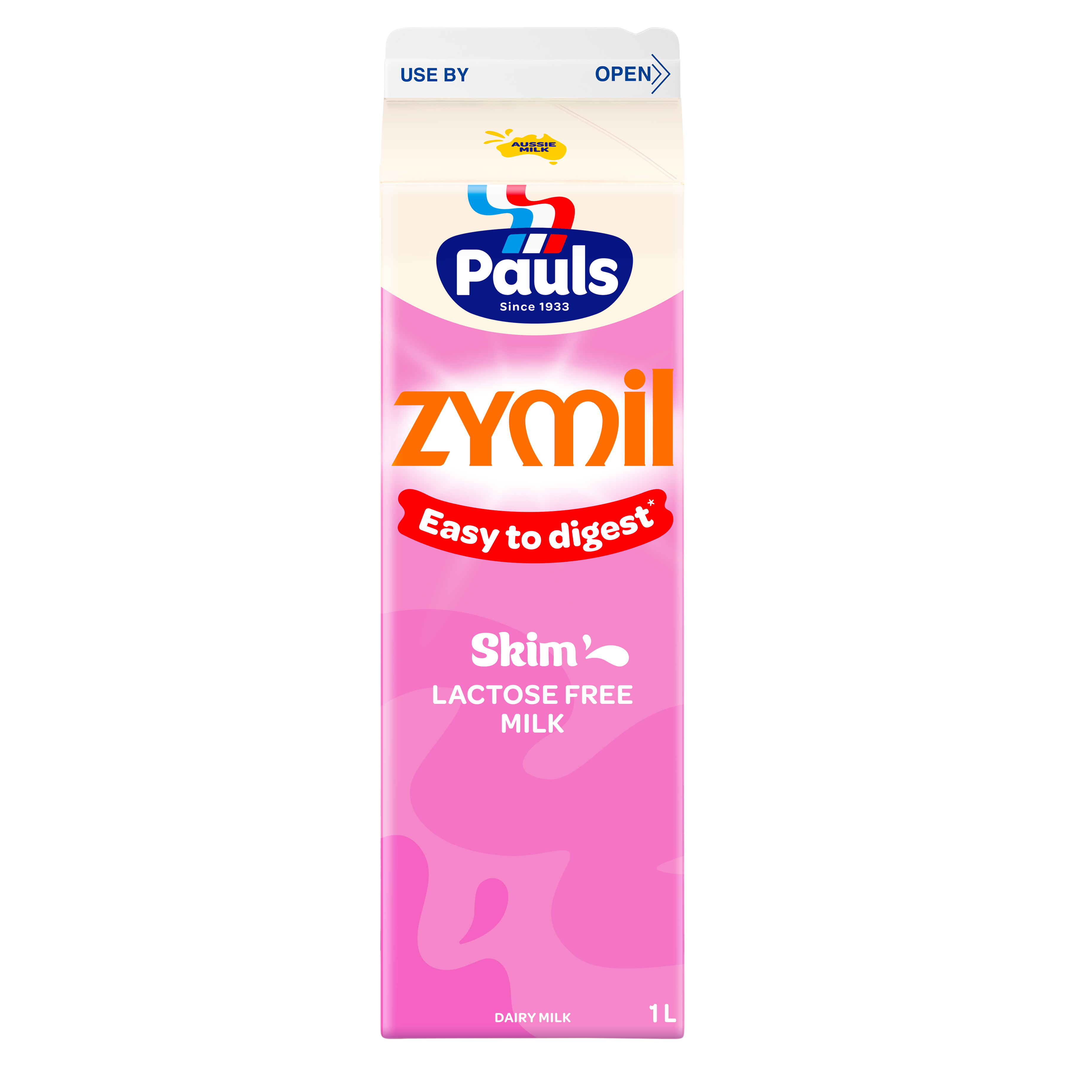 Pauls Zymil Skim Milk 1L 
