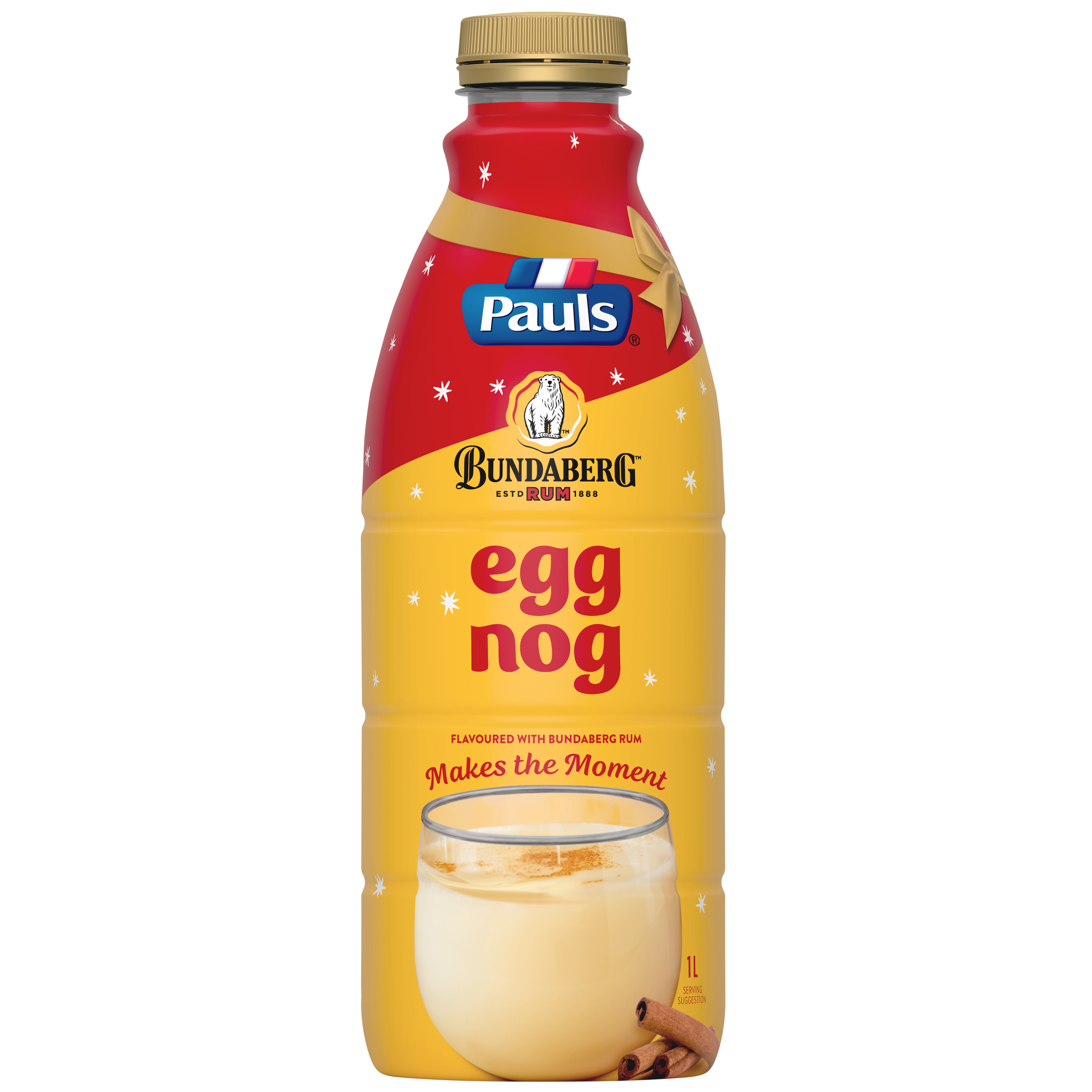 Pauls Bundaberg Rum Egg Nog 1L