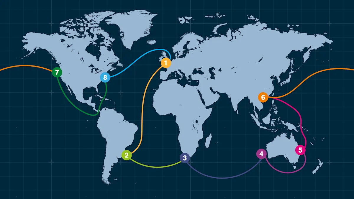 Ocean Racing Maps Become an Ocean Racer - Clipper Round The World Race