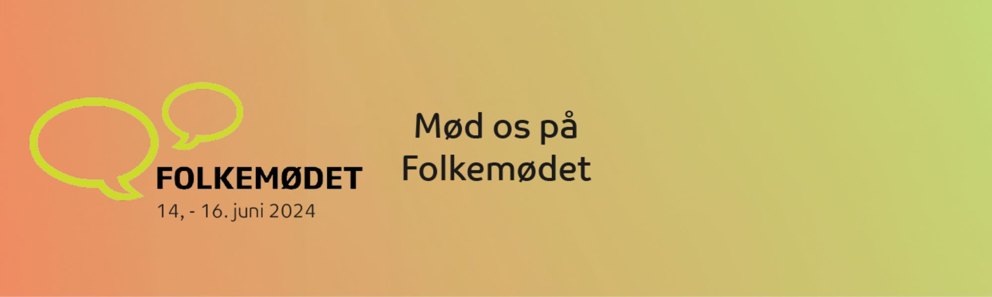 Folkemødet 2024 Event Banner