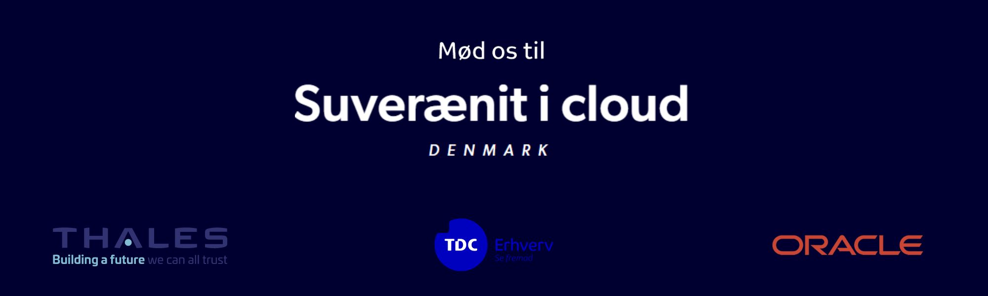 Suverænit i cloud - Event Banner