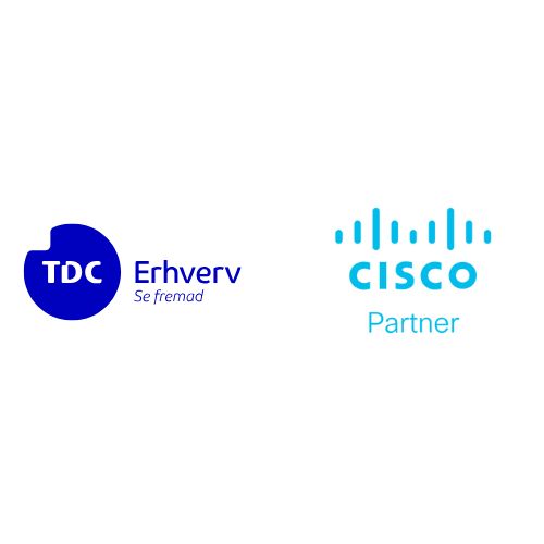 TDC Erhverv og Cisco Partner Logo