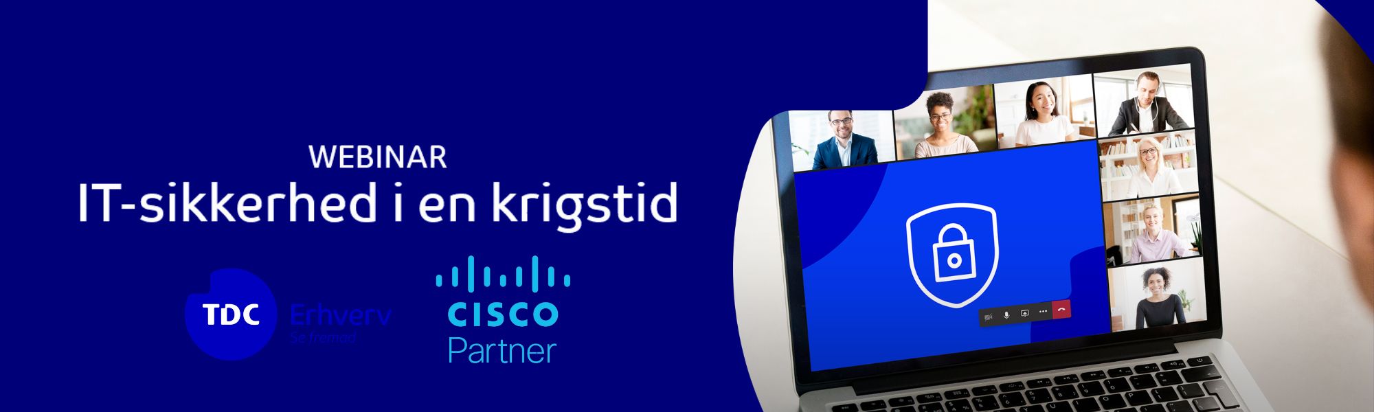 Webinar: IT-sikkerhed i en krigstid - Event Banner