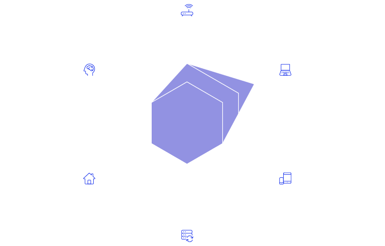 Grafik illustration af sikkerhed