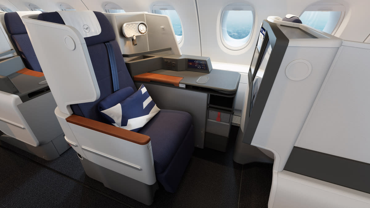 Lufthansa Business Class seat