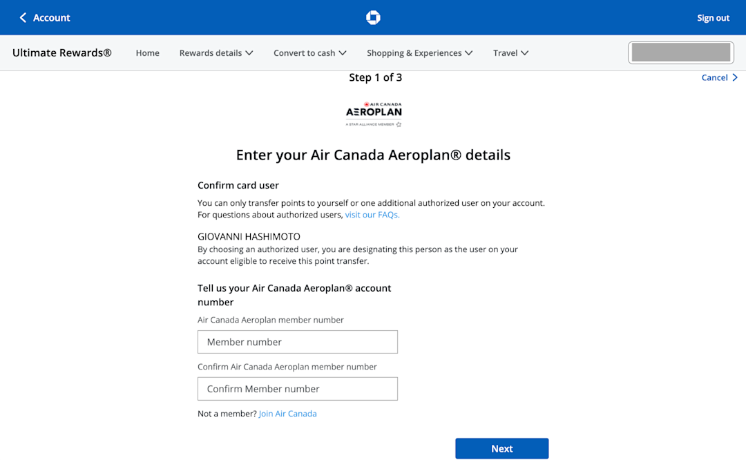 Program Account Number How to Transfer Chase Ultimate Rewards Points to Airlines