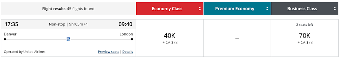 How to Use and Understand the United Airlines Award Chart