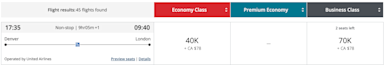 How to Use and Understand the United Airlines Award Chart