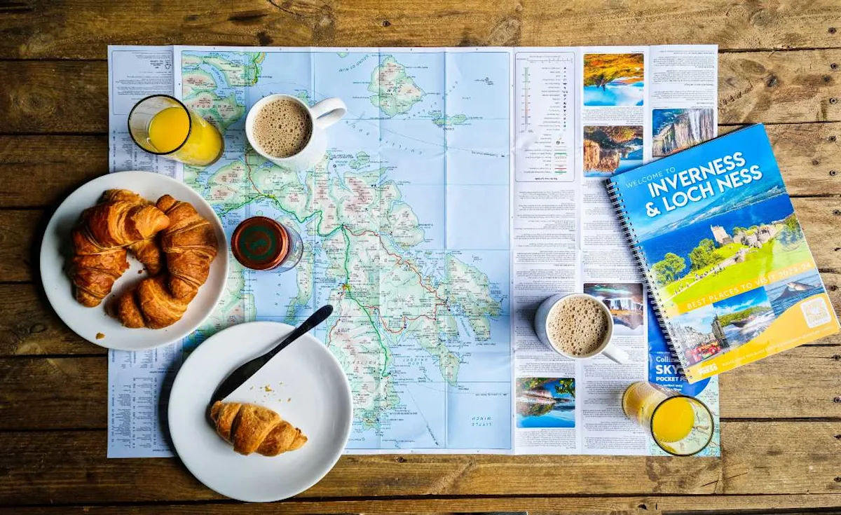 A traveler planning trips in early January, illustrating why January and February are prime months to book travel.