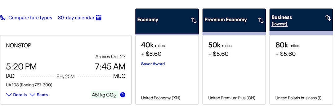 How to Use and Understand the United Airlines Award Chart