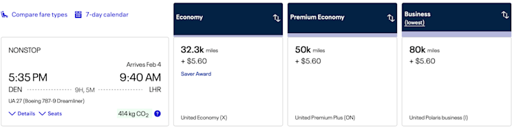 How to Use and Understand the United Airlines Award Chart