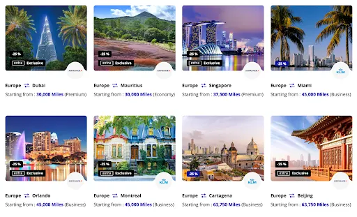 Air France promo options