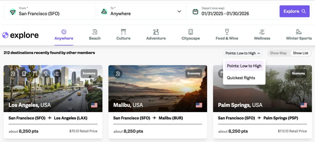 Screenshot of a Google Flights calendar showing round-trip fares from San Francisco ranging from about $2,600 to $4,700 across May and June