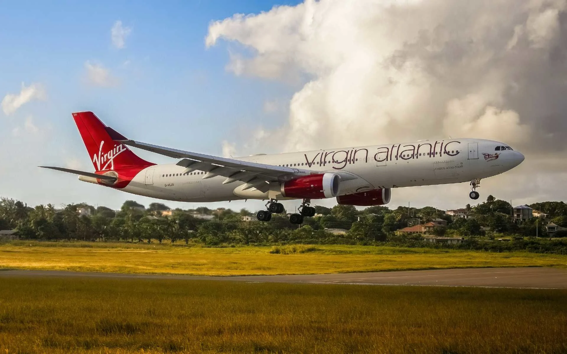 A Virgin Atlantic aircraft, illustrating how to book Virgin Atlantic flights with Flying Club points.
