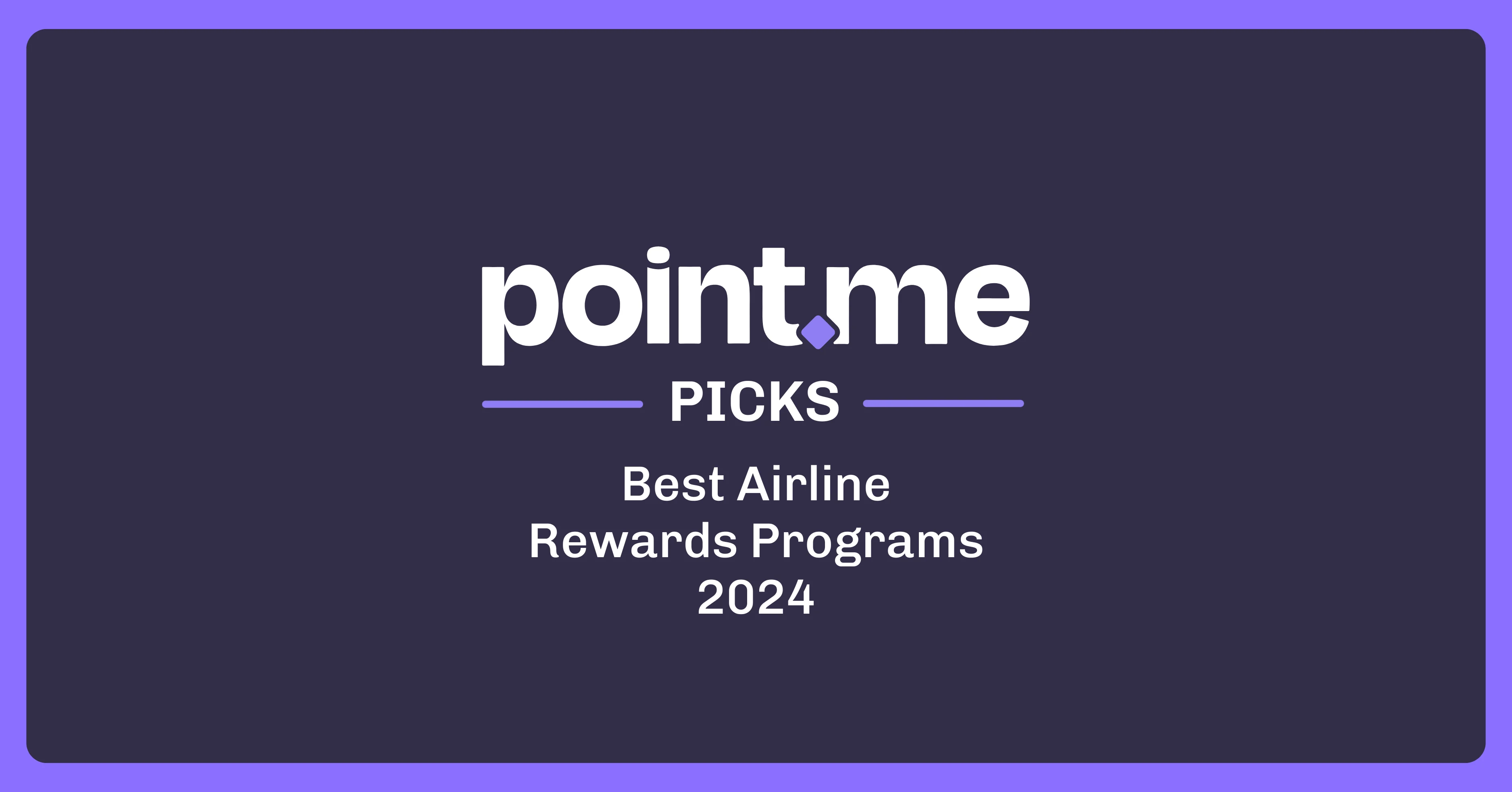 A lineup of airline tails, illustrating point.me's ranking of the best airline rewards programs for 2024.