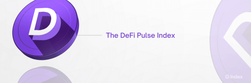 DeFi Pulse Index Banner DPI purple with white background index coop