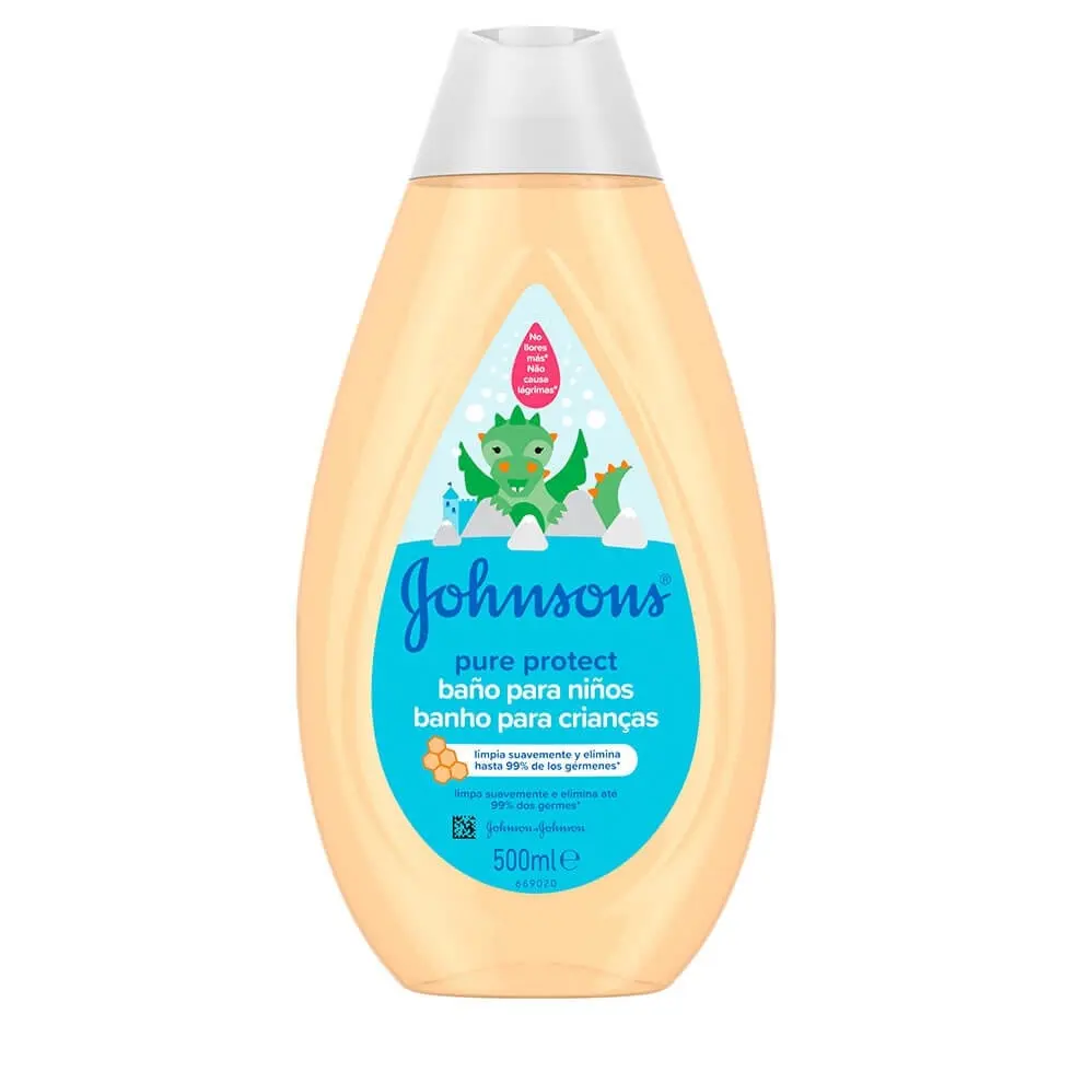 JOHNSON’S® Pure Protect Banho para Crianças