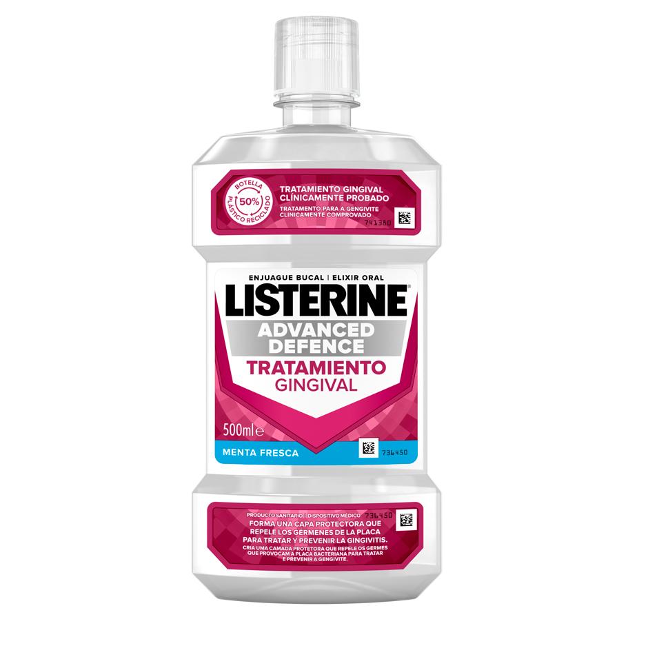 Elixir oral LISTERINE® Advanced Defence Tratamento das Gengivas 