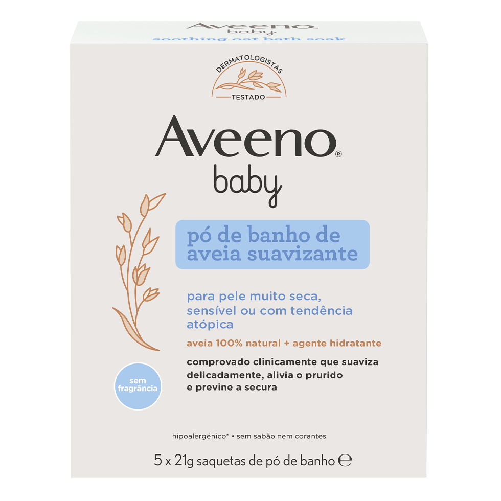 AVEENO® BABY PÓ DE BANHO DE AVEIA SUAVIZANTE