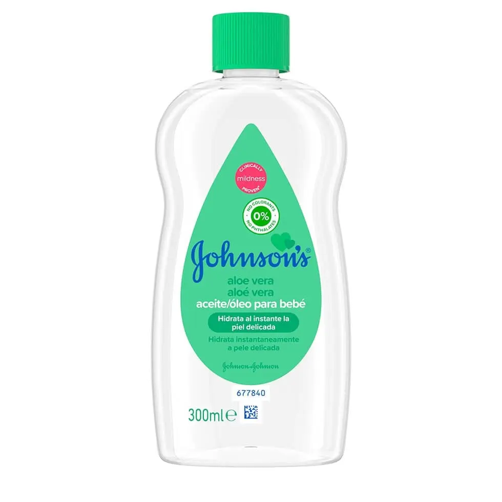 JOHNSON’S® Aloé Vera Óleo para Bebé