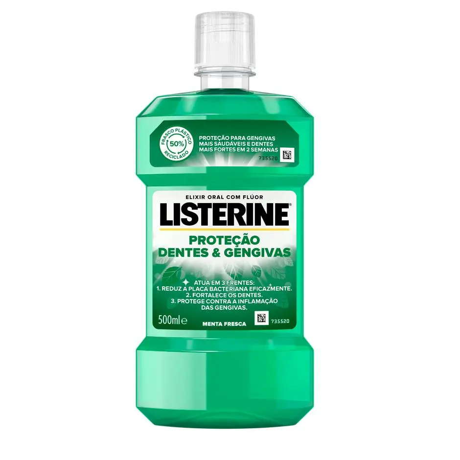 Elixir oral LISTERINE® Proteção Dentes & Gengivas