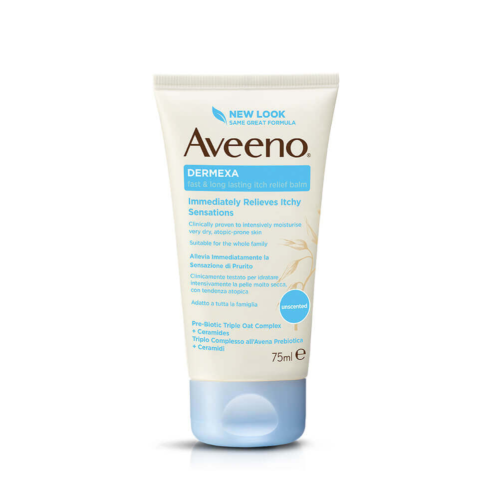 AVEENO® DERMEXA BÁLSAMO ANTIPRURIDO ALÍVIO RÁPIDO E DURADOURO